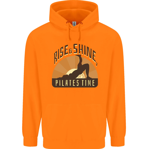Yoga Rise and Shine Pilates Time Funny Childrens Kids Hoodie - Picture 12 of 12