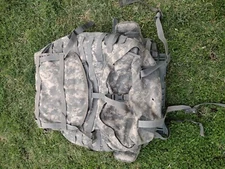 US MILITARY ACU MOLLE II LARGE RUCKSACK FIELD PACK  W FRAME & POUCHES USED