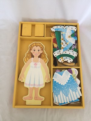 princess elise magnetic dress up PRINCESS ELISE MAGNETIC DRESS UP set - MELISSA & DOUG - wooden & magnets - NEW