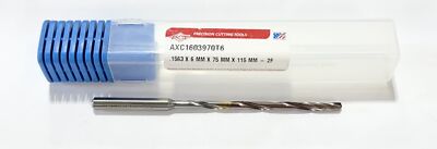 PCT .1563 Solid Carbide Drill 16xD Tripe Margin Coolant Thru 2FL ZircoPlus