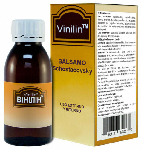 Viniline, baume au vinylinum, baume de Chostacovsky, Винилин бальзам Шостаковского - Photo 1/4