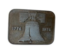 Vintage US Bicentennial Belt Buckle - 1776-1976 - Liberty Bell