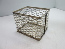 New Stainless Steel Mesh Parts Basket Ultrasonic Cleaner 3.875" x 4.75" x 3.5"
