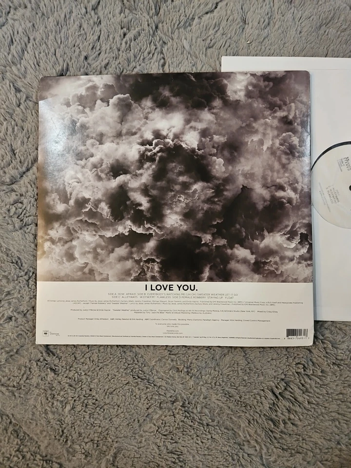 The Neighbourhood I Love You Rare Double Vinyl Record Album LP Foto 3 de 4