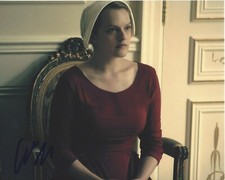 ACTRESS ELISABETH MOSS SIGNED 8x10 PHOTO A w/COA MAD MEN THE HANDMAID'S TALE 