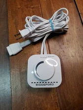 *Guarantee* Biddeford 4-Prong Electric Heating Blanket Controller White #TC11W1