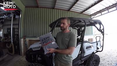 KEMIMOTO 1680D Camo UTV Seat Cover – Waterproof, UV-Resistant, Fits Honda Pioneer 700/700-4 2014-2025