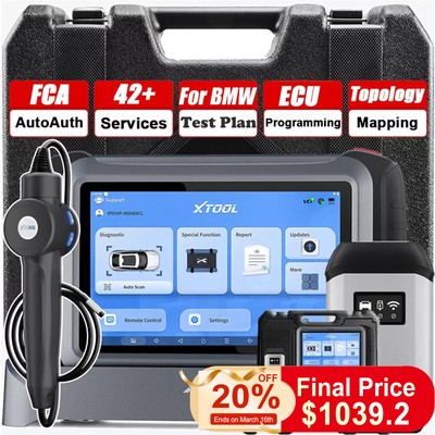 NEWEST XTOOL IP919 PRO AutoAuth Scanner ECU Programming Tool Fault Guide for BMW