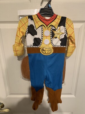 NWOT Disney Pixar Woody Costume Toy Story Infant Baby Size 6-12