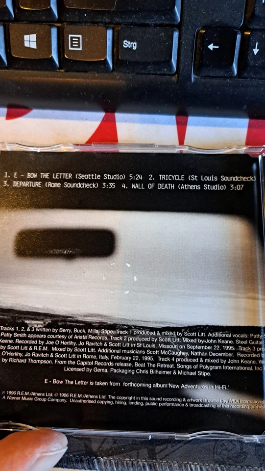 R.E.M. - E-Bow The Letter [Single] - CD - KULT - 90er - - Bild 2 von 2