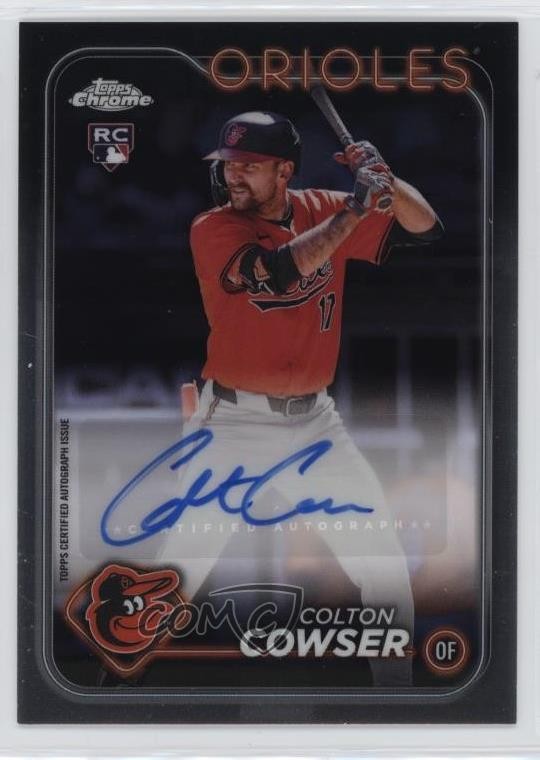 2024 Topps Chrome Update Auto Colton Cowser #AC-CC Auto 1d59