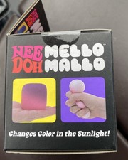 Nee Doh Mello Mallo Squishy Stress Fidget BLUE Mello Mallo NEW