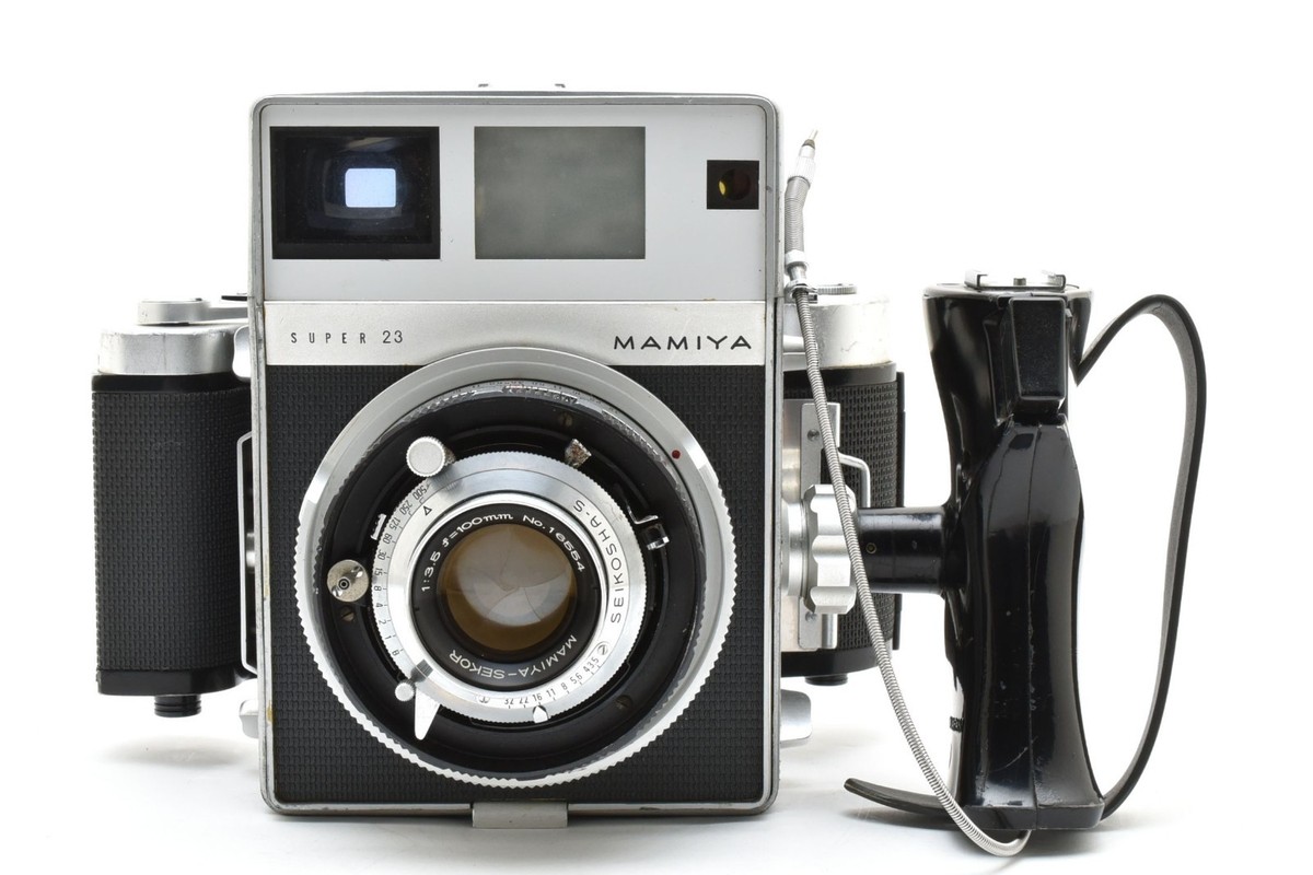 良品 Mamiya Press Super 23 + 100mm F3.5 EXC+3] Mamiya Press Super 23 + Sekor 100mm F3.5 Lens 6x9 Film Back