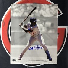 Vladimir Guerrero Sr. Autographed Montreal Expos Signed 11x14 Photo Beckett