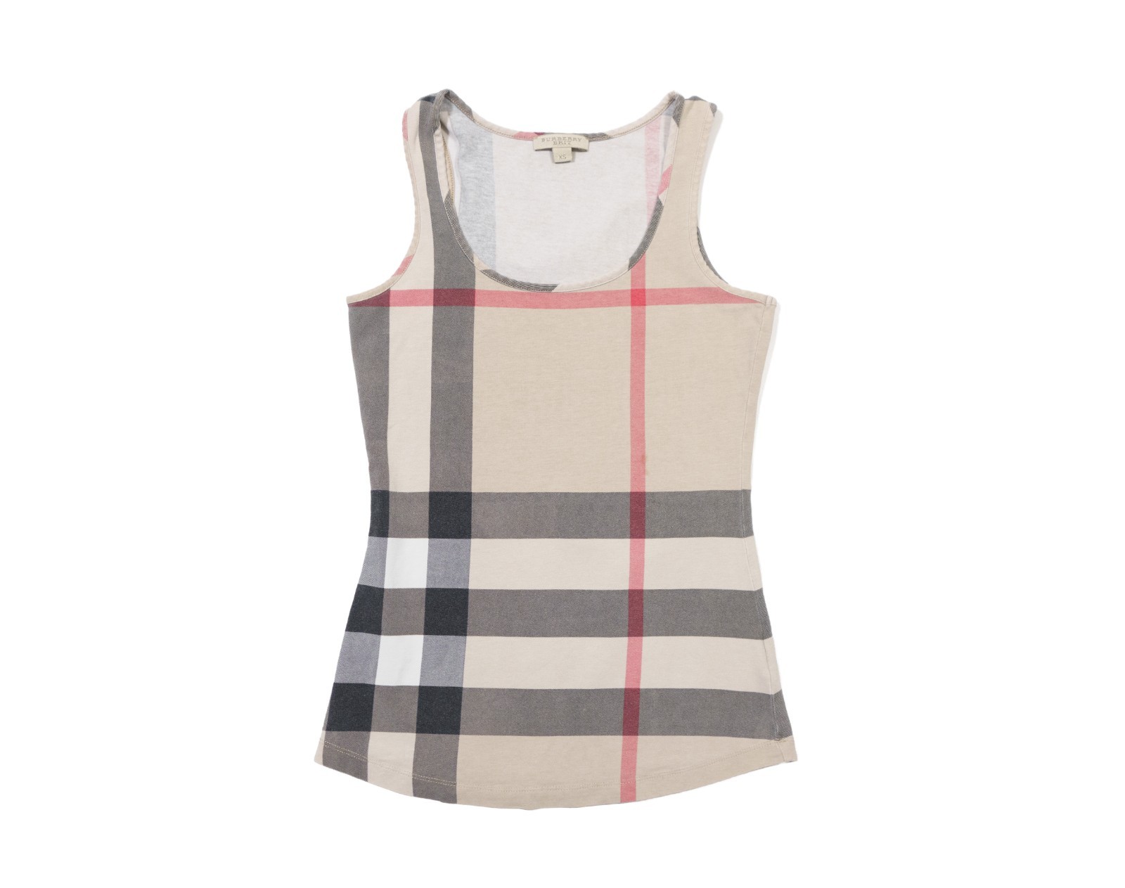 Burberry Brit 00s Y2K Nova Check Tank Top