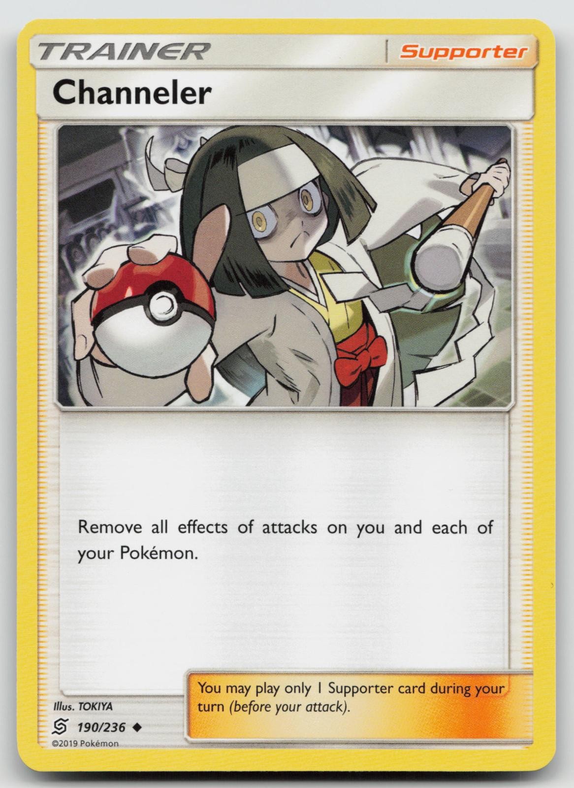 Channeler 190/236 NM Unified Minds Pokemon