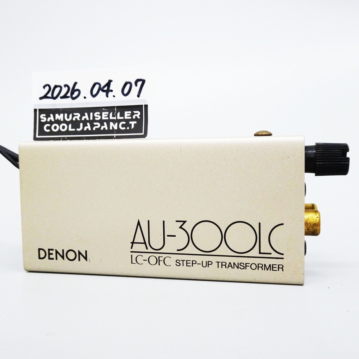 Denon AU-300LC MC Cartridge step-up transformer Good Working Used