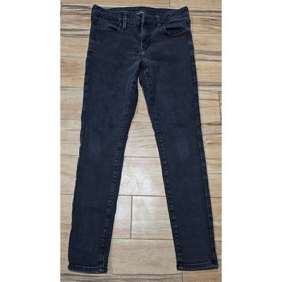 American Eagle Outfitters Womens Jeans Black Next Level Stretch Skinny Size 8
