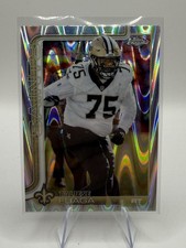 2025 Topps Chrome - Taliese Fuaga Raywave Refractor New Orleans Saints