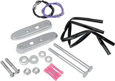 DRAG SPECIALTIES for Harley Davidson REAR TURN SIGNAL RELOCATION KIT CHROME REL