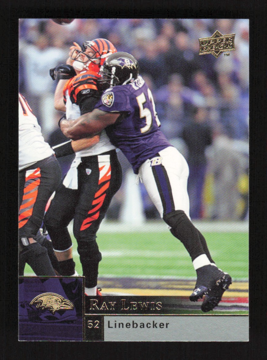 2009 Upper Deck Ray Lewis #20 Baltimore Ravens