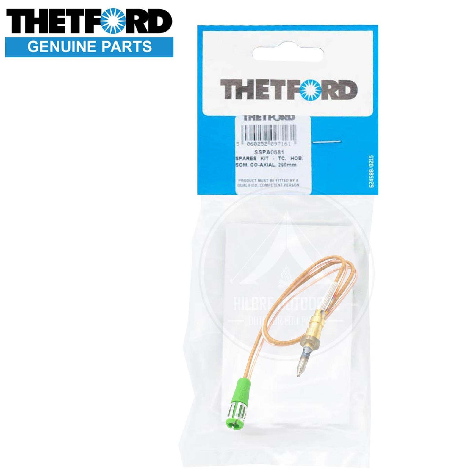 THETFORD SPARE COAXIAL COOKER HOB THERMOCOUPLE -CARAVAN MOTORHOME BOAT