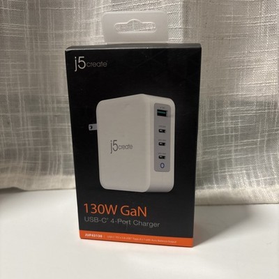 j5create 130W GaN USB Type-C 4-Port Charger