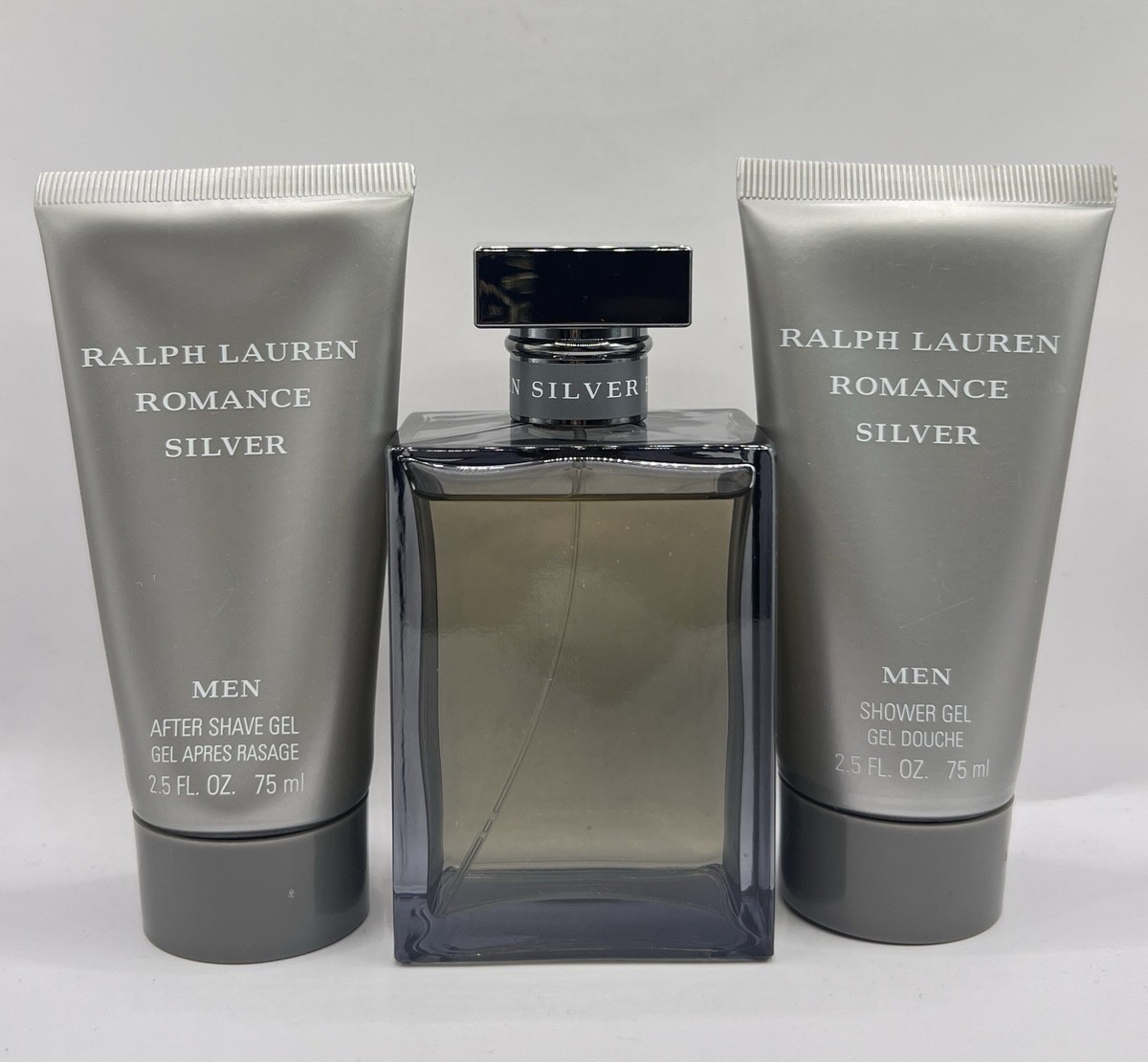 Ralph Lauren Romance Silver EDT Spray 100ML/3.4 Oz +S/Gel+ 2.5 A/s