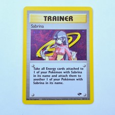 Pokémon TCG Sabrina Trainer Gym Challenge Holo Card 20/132 Rare on eBay