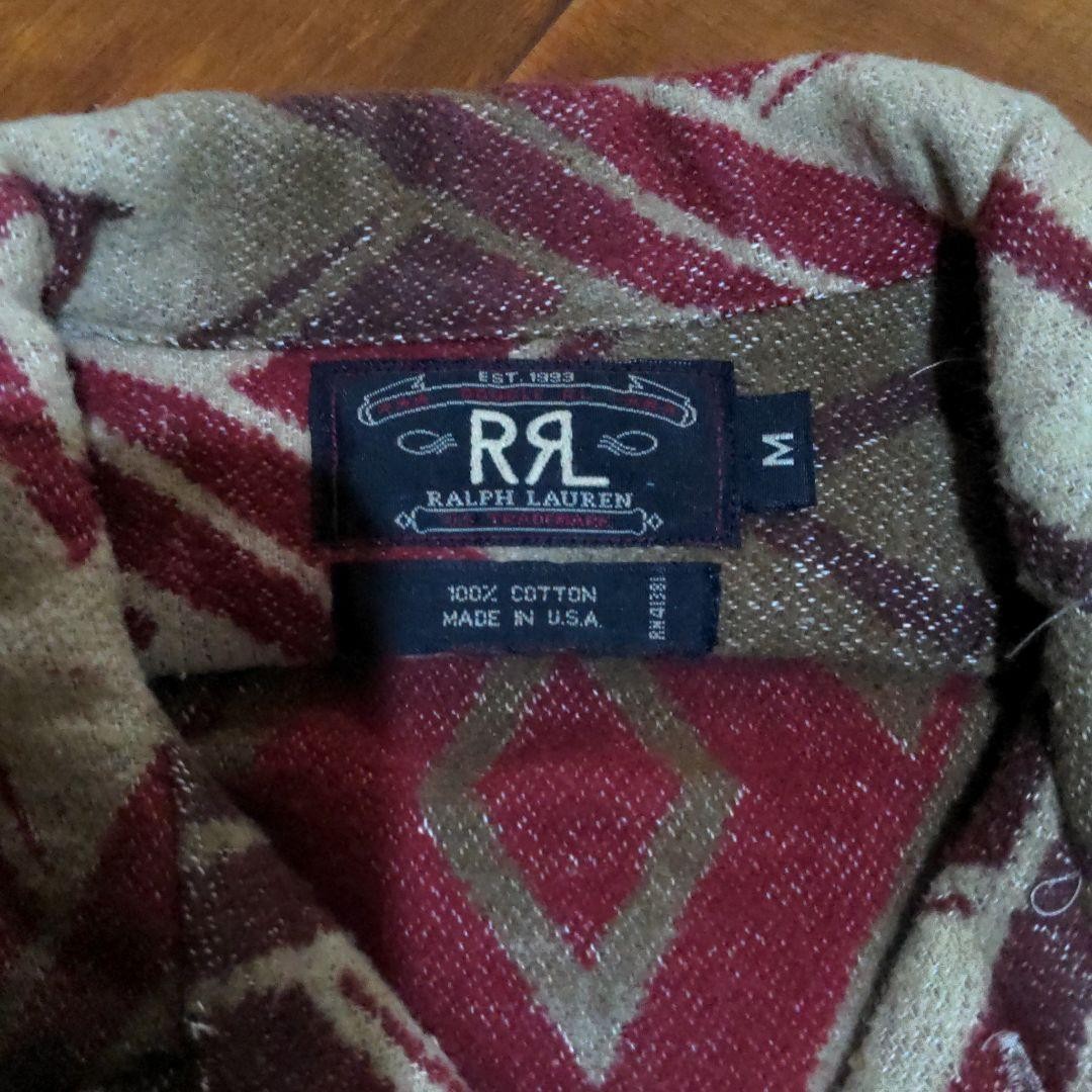 Double RL Native Pattern Cotton Coverall M Americ… - image 2