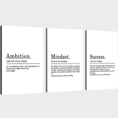 Inspirational Canvas Painting Wall Art -Ephany Art - Mindset Quotes Prints