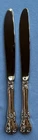 Set of TWO Towle Sterling Silver Old Master Large 9 5/8 Inch True Dinner Knives