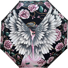 Umbrella AUTO Open/Close - UPF 50 - 38  Waterproof Windproof Canopy - Fits in H