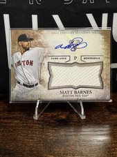 2015 Topps Triple Threads - Unity Autographed Jumbo Relics Matt Barnes /75