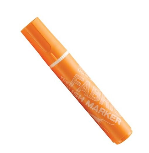  Marvy Fabric Brush Point Marker Art Supplies Orange