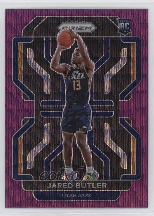 2021-22 Panini Prizm Purple Wave Prizm Jared Butler #290 0ks