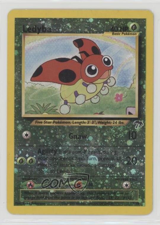 Ledyba (Holo) Pokemon Southern Islands Collection #7 2001