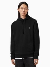 ALL SAINTS AVEN OTH Mens Hoodies- Jet Black - 100% Cotton Winter - Size XL