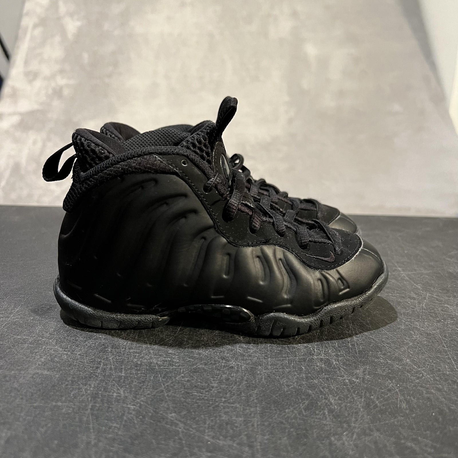 Kids 11c Black Foamposite Sneakers Fn7314-001