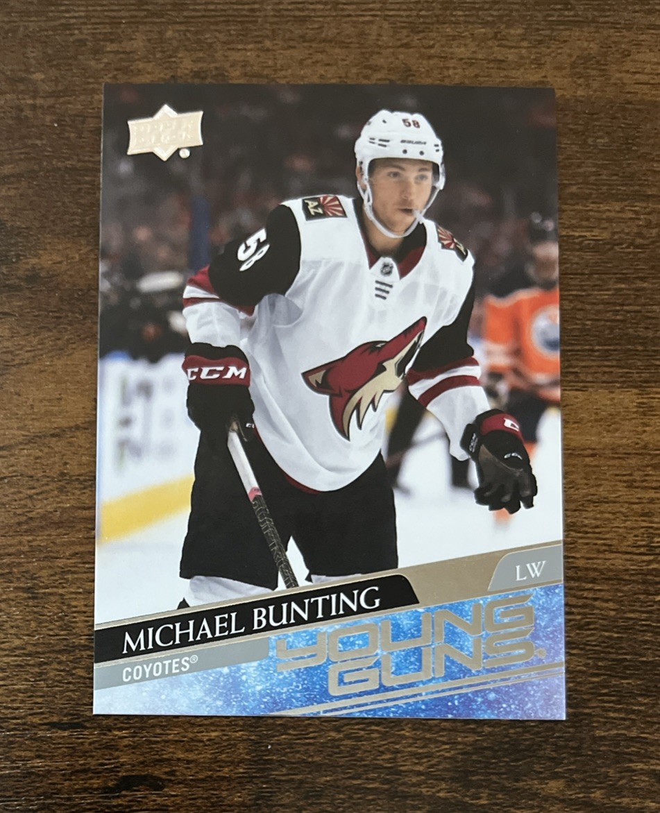 2020-21 Upper Deck Extended Series Young Guns Michael Bunting #727 Rookie
