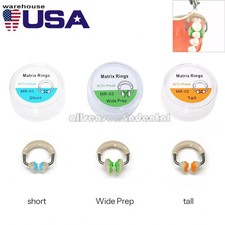 Dental 3D Separator Matrix Bands Ring Sectional Matrice Clip Clamp Fit Garrison