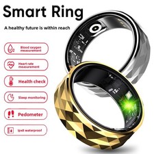 R12 Smart Ring Activity Trackers Waterproof Blood Oxygen Sleep Heart Rate Step