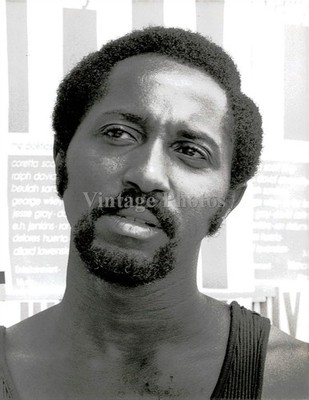 1972 Ray Betts Black Man Richard Forgham Beard Face Press Vintage Photo 6x8