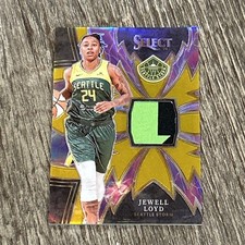 Jewell Loyd – 2024 Select WNBA Sparks memorabilia insert #7 9/10 (Storm)