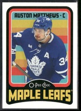 2024-25 O-Pee-Chee Auston Matthews Retro #7 Toronto Maple Leafs