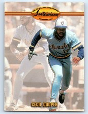 1993 Ted Williams #49 Cecil Cooper Milwaukee Brewers