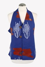 Bloke Damen Oberteil Gr. 42 (XL) Mehrfarbig Baumwolle Oberteil Bluse Blouse Top