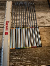 Set of 12 Stainless Steel Fondue Forks 9.5", Color Coded Cheese Fondue Forks 
