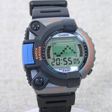 Orologio giocattolo retrò anni 90 CASIO JG-300 Cybermax Punch gioco modello giapponese raro