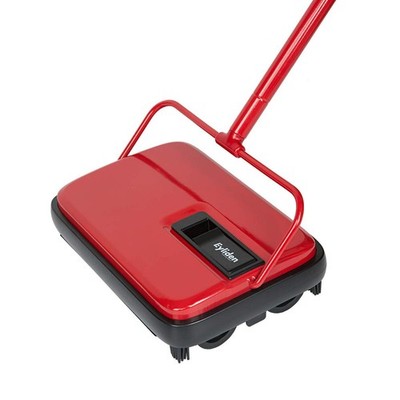 Eyliden Carpet Sweeper, Mini Size Lightweight Hand Push - No Small, Red 